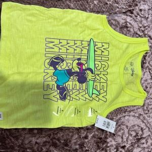 GAP Green Graphic Tank Top